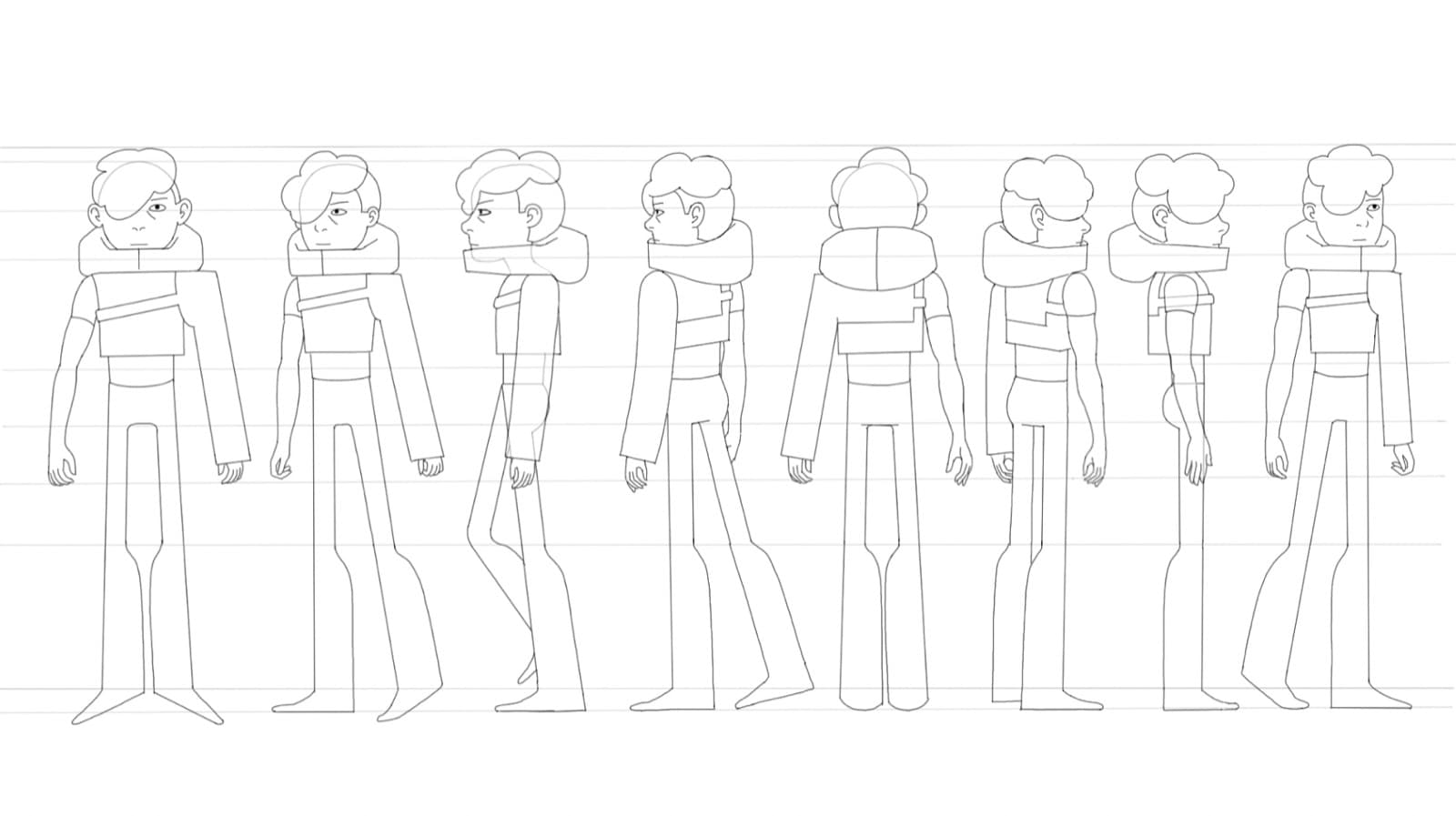 Character 360-degree rotation turnaround