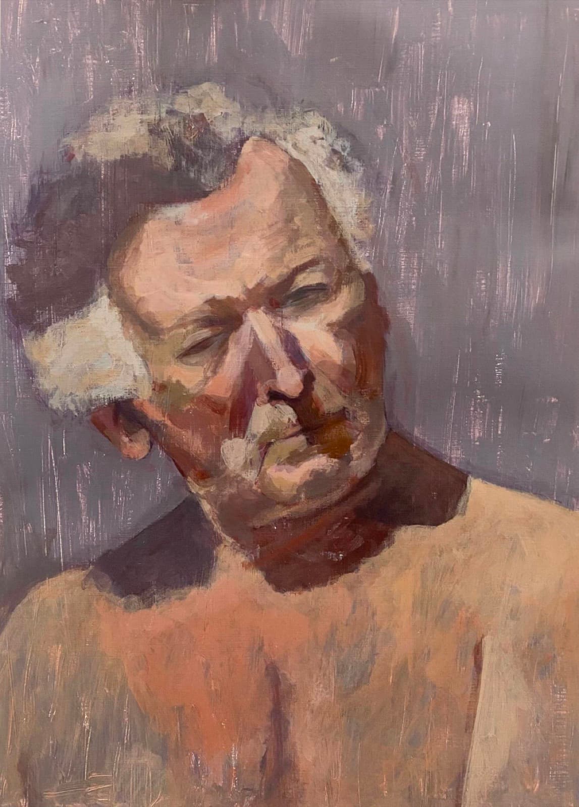 Oil portrait study